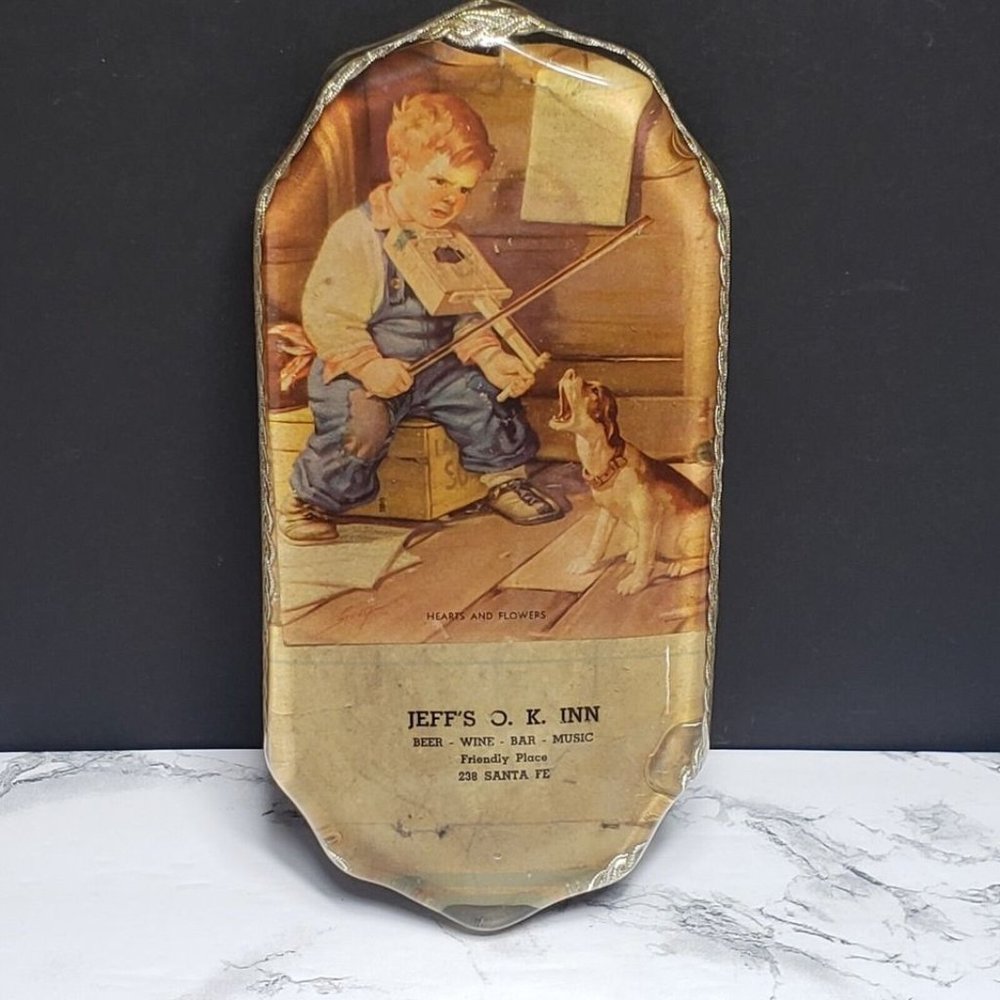 Handmade Epoxy Bar Folk Art (Vintage)